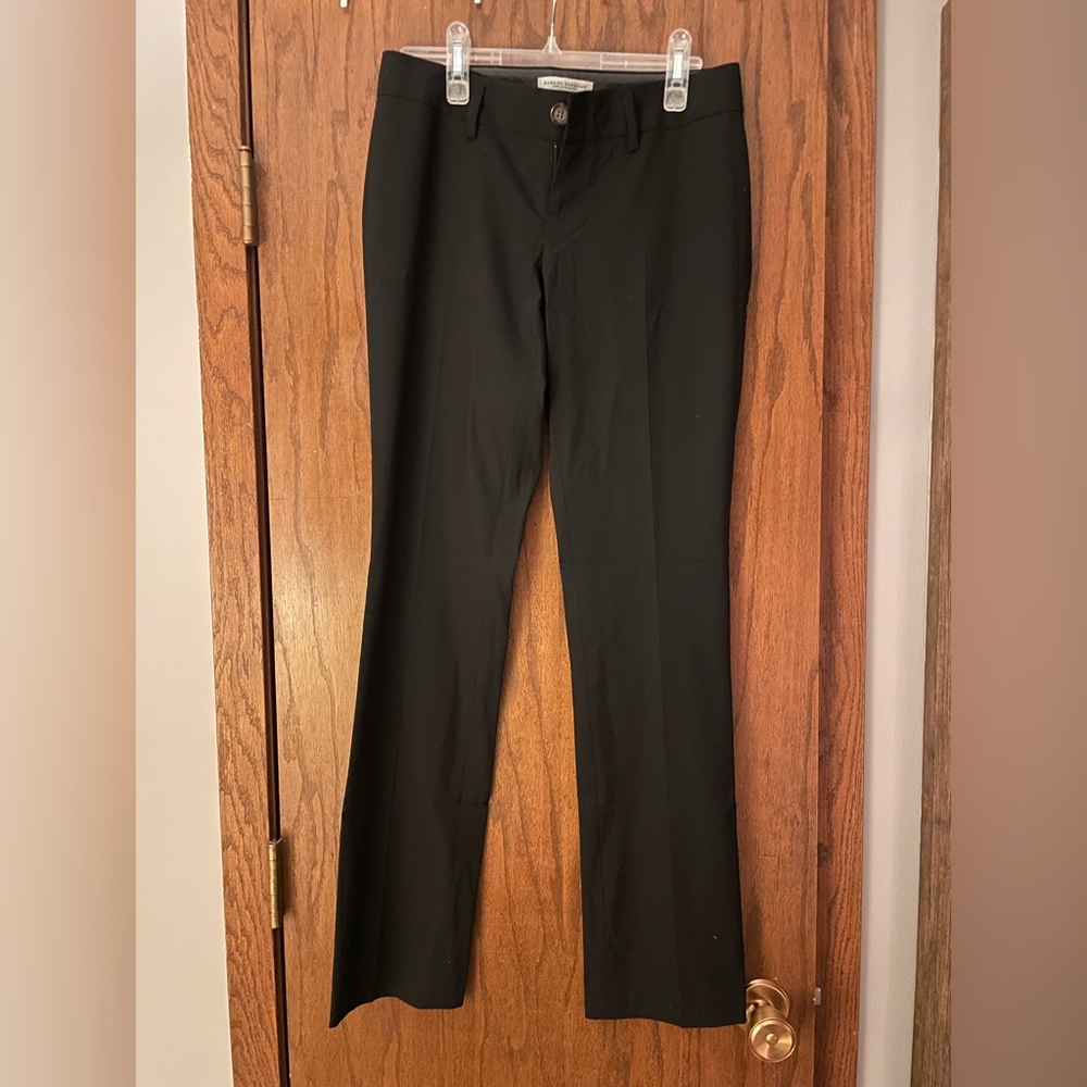 NWOT Banana Republic The Logan Fit Black Trousers size 0